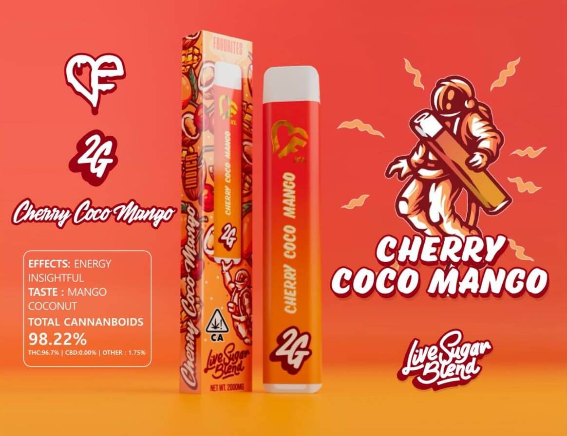 CHERRY COCO MANGO 🥭 LIVE SUGAR BLEND